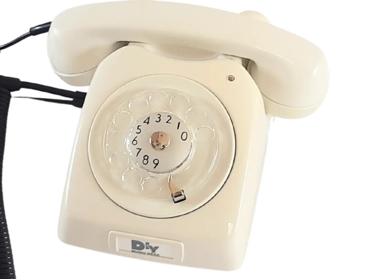 Billede 1 - Retro telefon mikrofon 2 (Hvid)