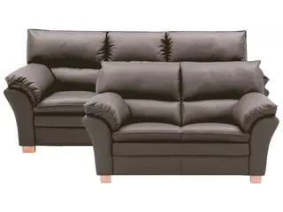 Hjort Knudsen Thisted 2+3 pers sofasæt - Semianilin læder