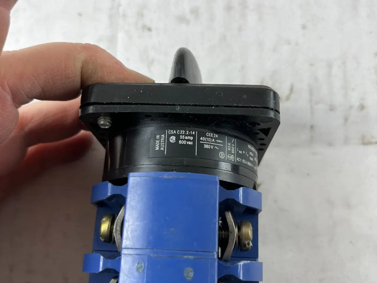Billede 8 - Kraus & Naimer C42 Rotary Cam kontakt 63A 660V