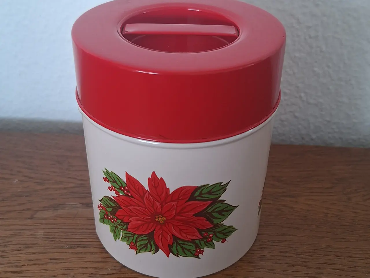 Billede 1 - Julekagedåse med blomster