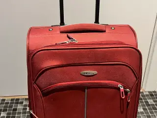 kuffert rød unisex handbagage