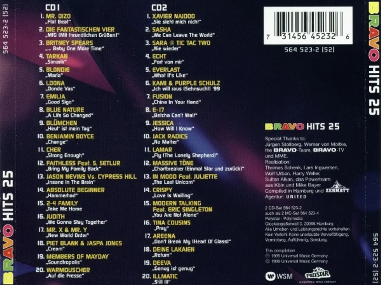 Billede 2 - Diverse kunstnere – Bravo Hits 25 – 2CD