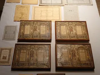 5stk antikke stenbyggesæt. Richter´s ca 1900