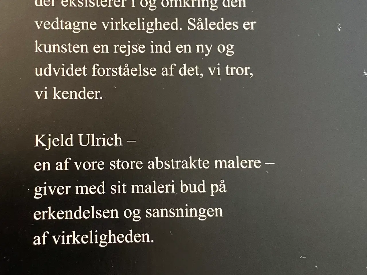 Billede 2 - Ole Lindboe, Bog Kunstner Kjeld Ulrich, kr. 50,-