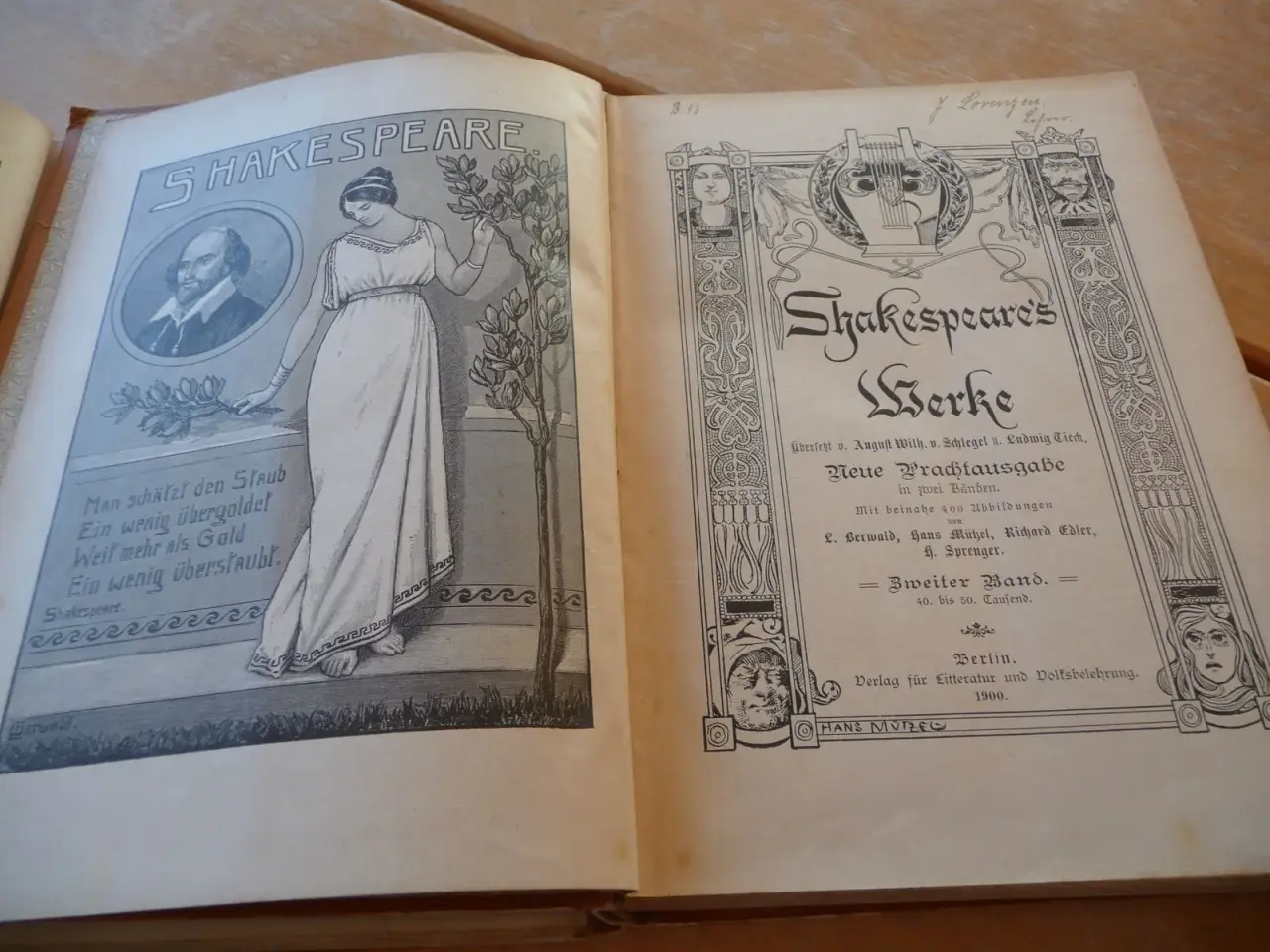 Billede 4 - Shakespeare´s Werke på tysk