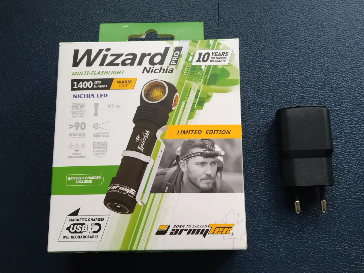 Billede 8 - Lommelygte pandelampe lygte Armytek karftigt lys