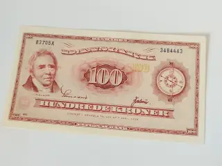 H. C. Ørsted. 100 💯 kr fra 1970