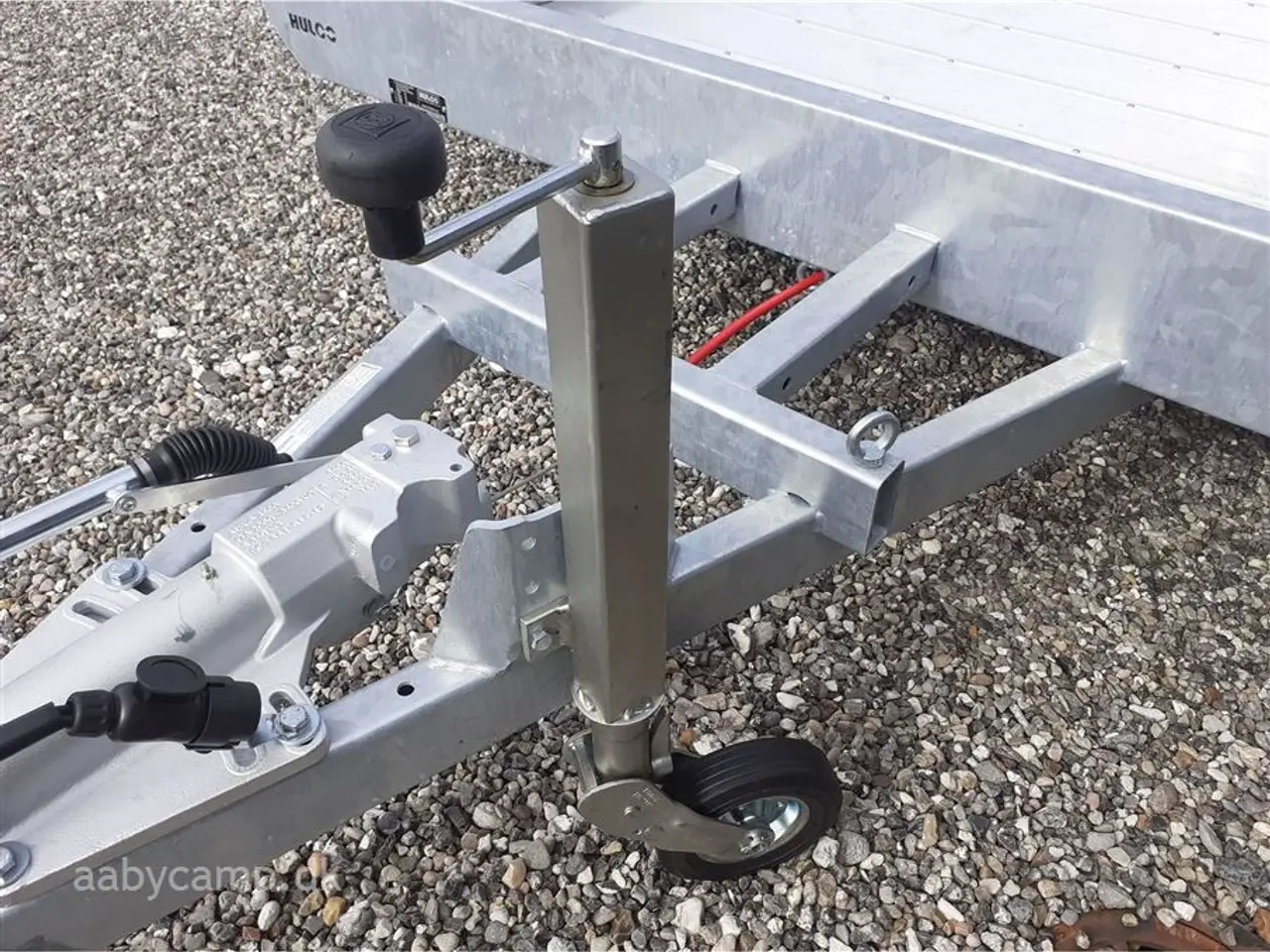 Billede 2 - 0 - Hulco Terrax 2 3500 469x195 stærk og robust maskintrailer. 150 cm rampe. og ekstra lang lad længde. 2 aksler.