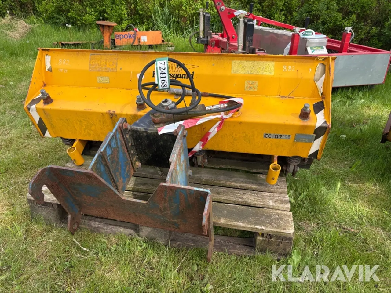 Billede 4 - Skrabeblad med hydraulisk sving SDK Kjærsgaard FS 1500 MK