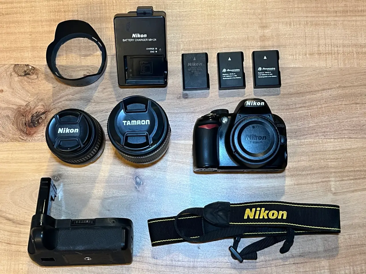 Billede 1 - Nikon D3100 med tilbehør