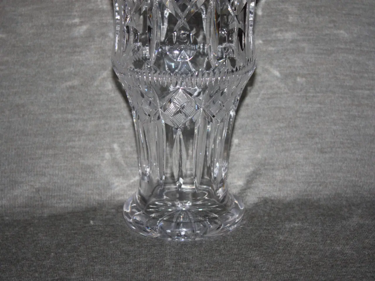 Billede 3 - Krystal vase højde 21 cm