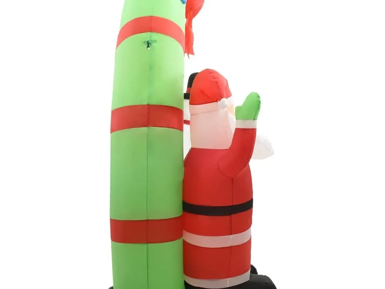Billede 5 - Oppustelig julebue med julemand & snemand - LED, 223 cm