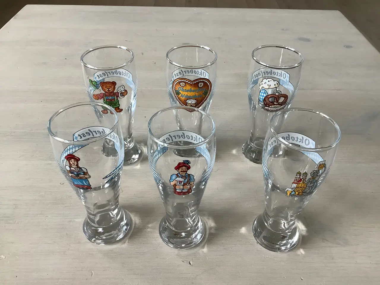 Billede 1 - 6 stk shotsglas 10 cm høje