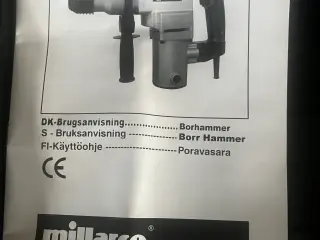 Millarco borehammer maskine 230V 780 Watt