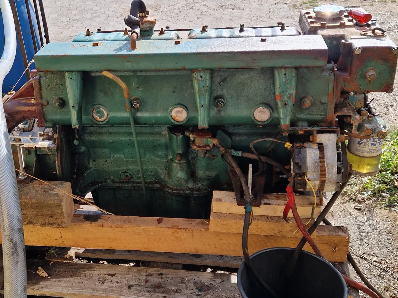 Billede 3 - Volvo Penta MD32A 106HK med revers. Motoren kører