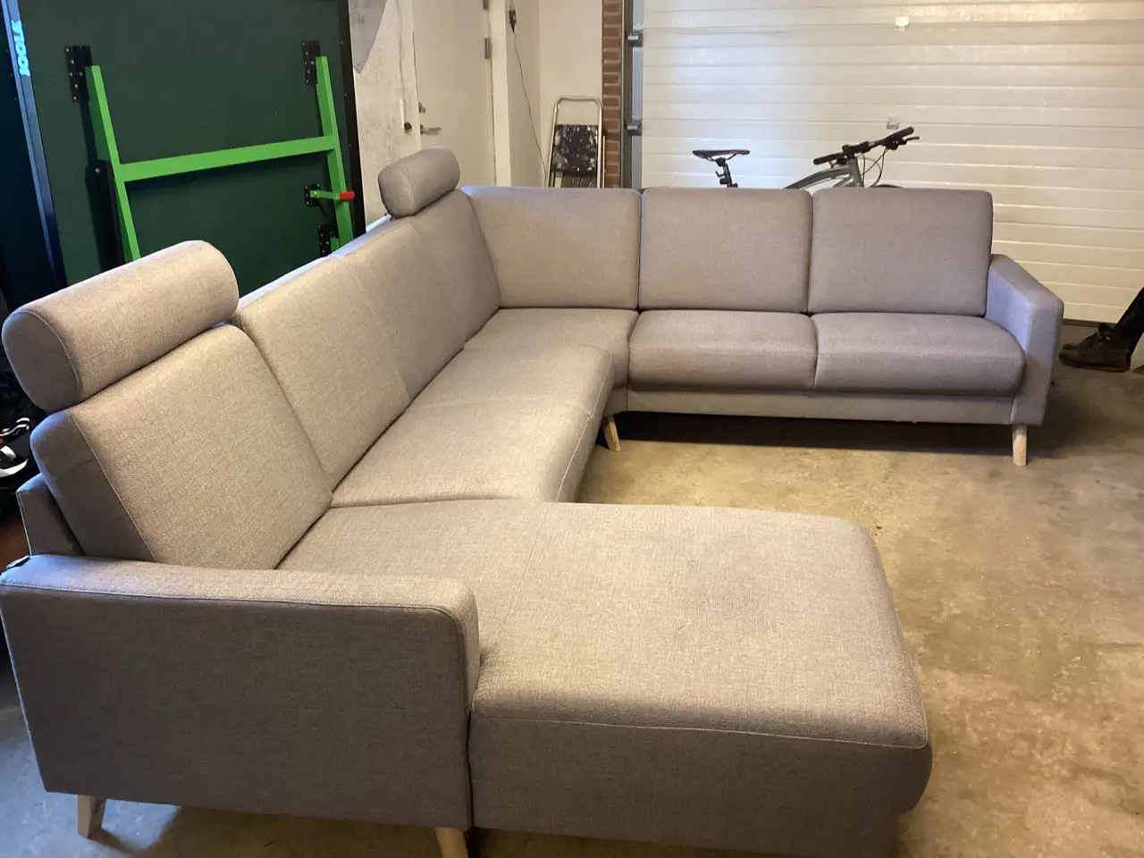 Billede 1 - Stor sofa med chaiselong