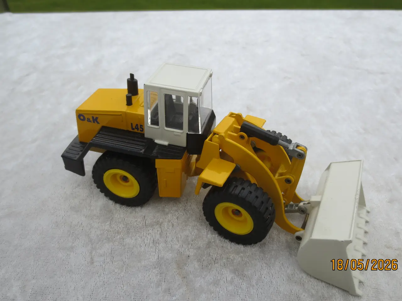 Billede 10 - 2 stk Modeltraktor Entreprenør maskiner O&K