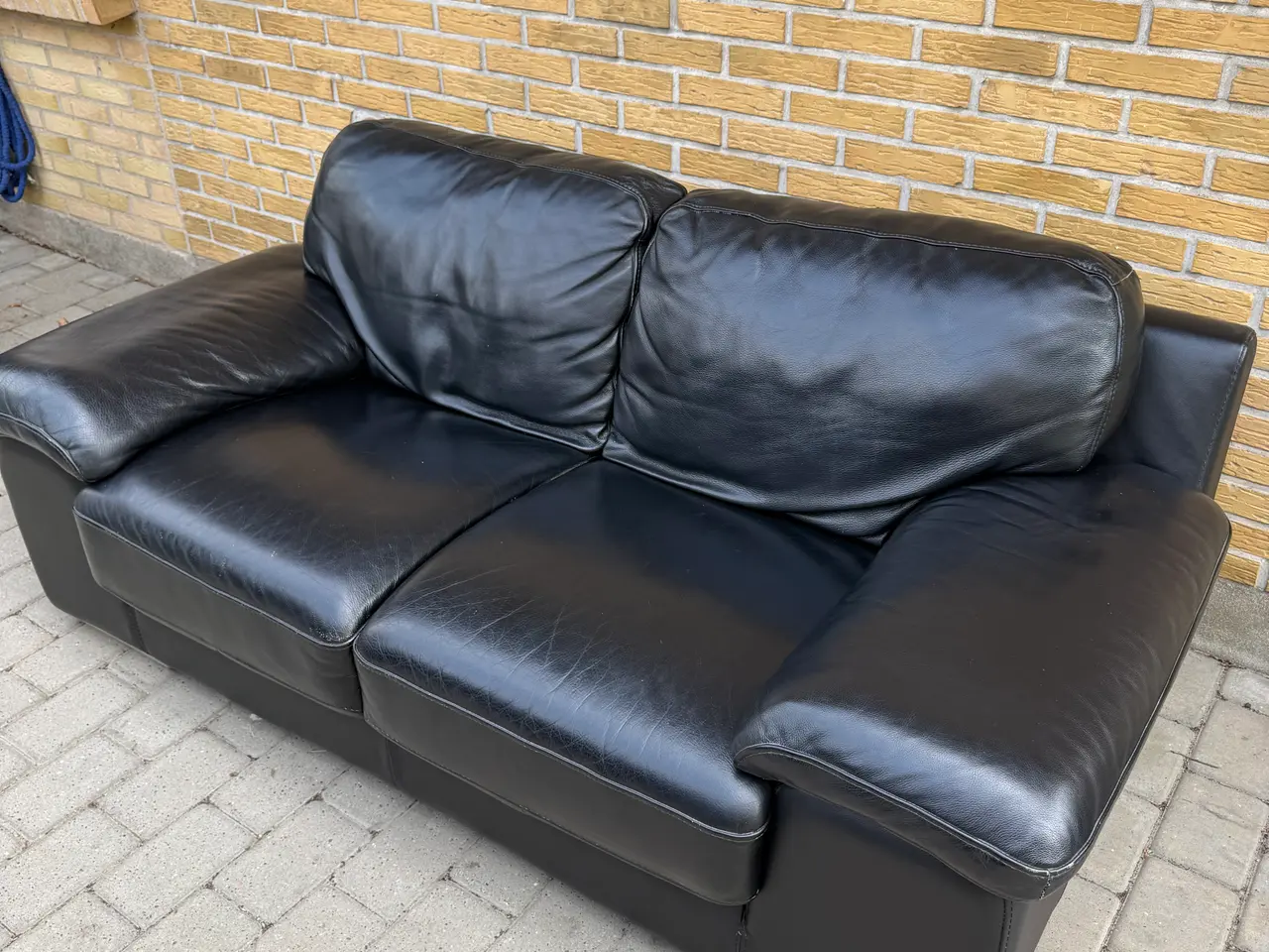 Billede 3 - Sofa i læder