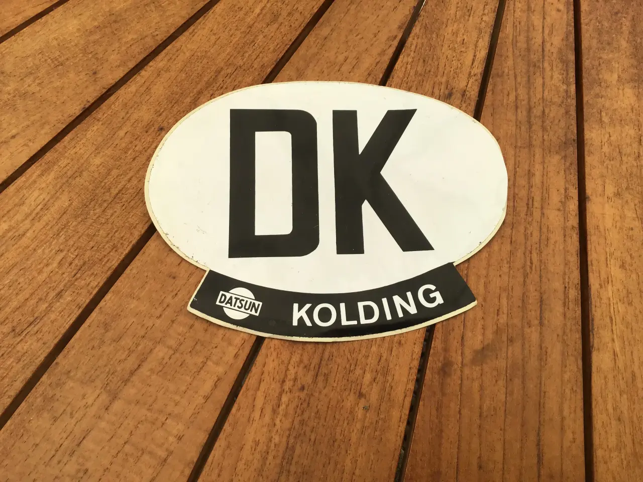 Billede 1 - Datsun Kolding dk skilt