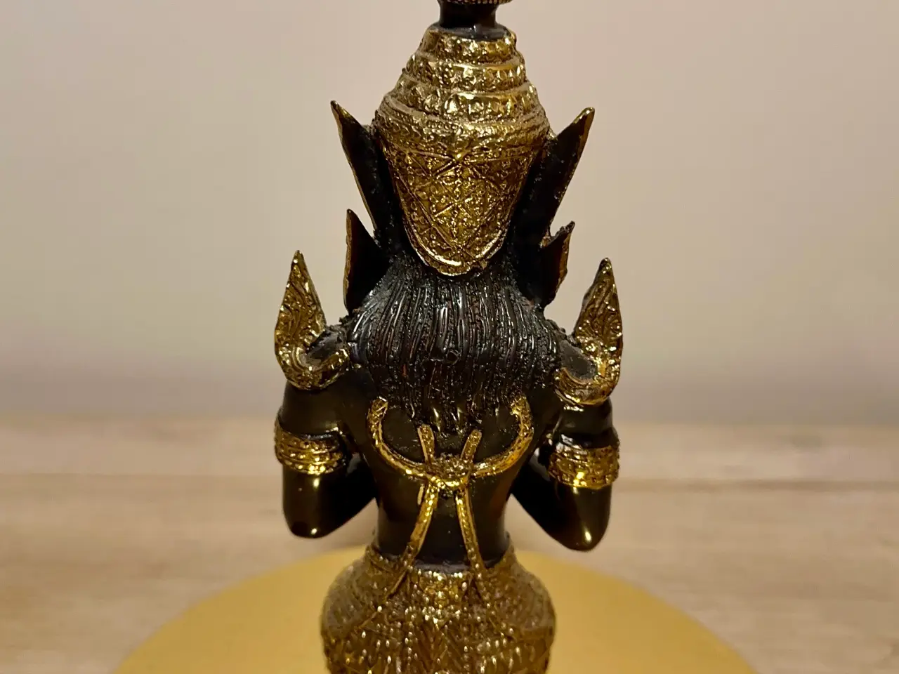 Billede 3 - To vintage Buddha figurer af bronze.