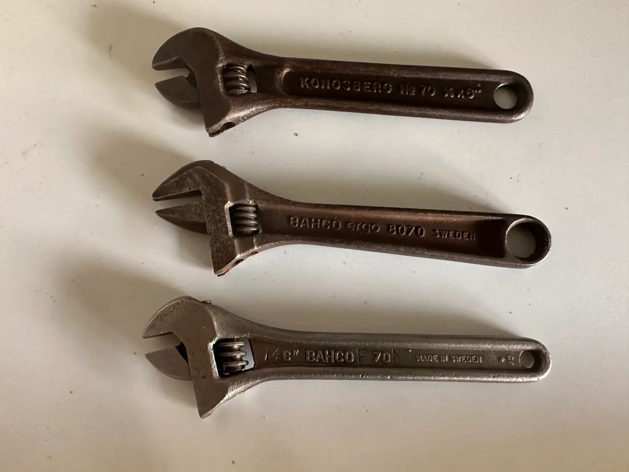 Billede 2 - 6” skiftenøgle Bacho- kongsberg er solgt