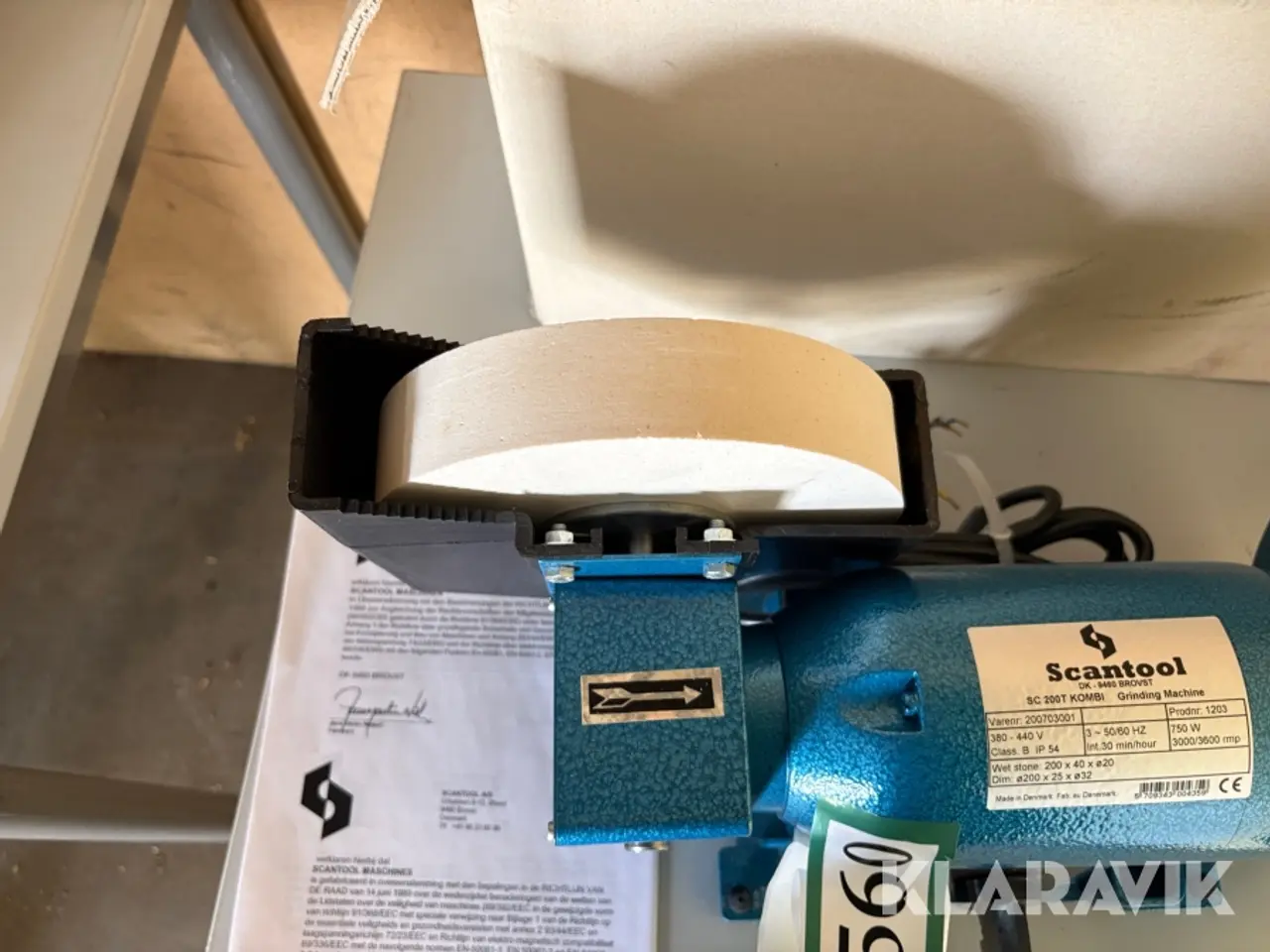 Billede 5 - Slibemaskine Scantool DC 200T Kombi