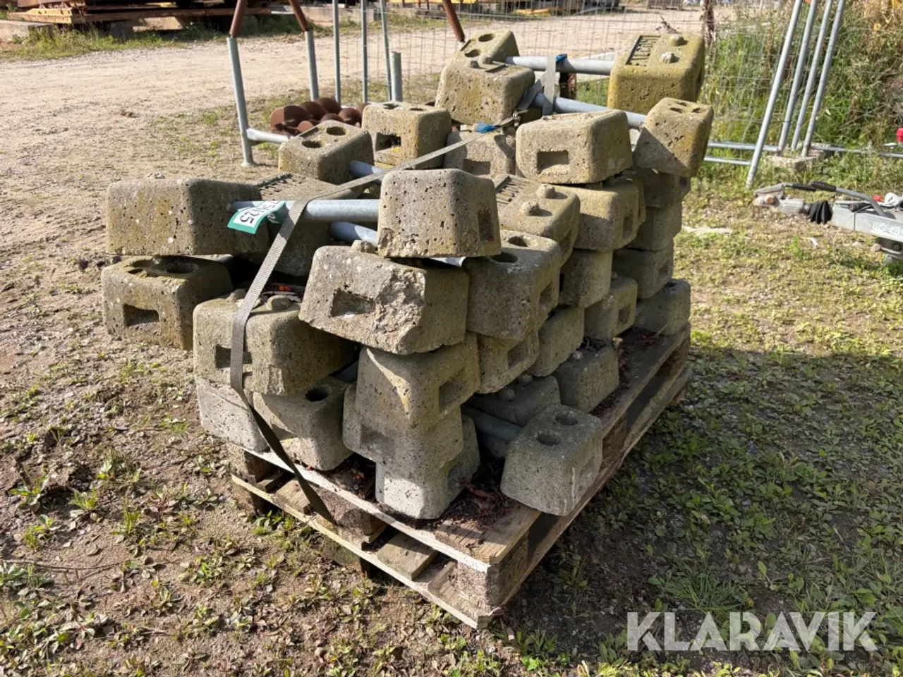 Billede 7 - Betonfødder Falcon Twin 15 styk