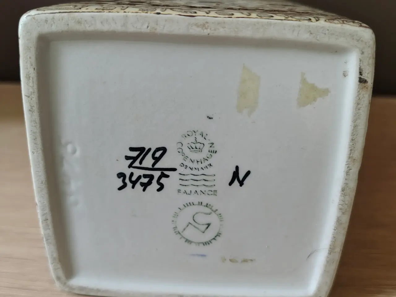 Billede 6 - Stor Royal Copenhagen Baca fajancevase