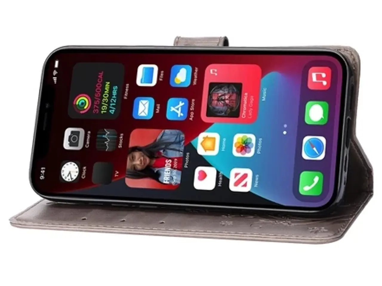 Billede 4 - iPhone 15 Flip Cover – Læder (Papillo)