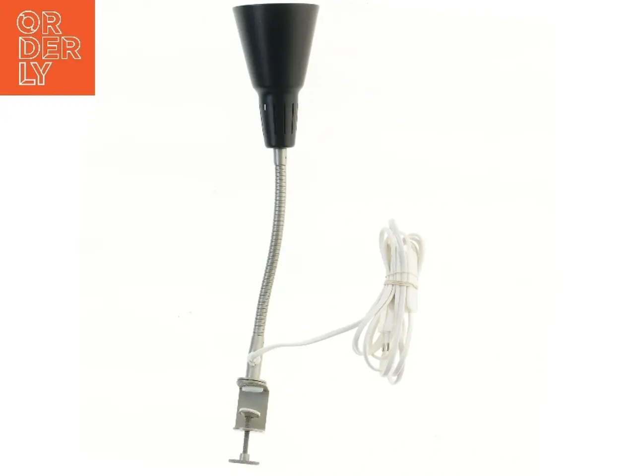 Billede 1 - Skrivebordslampe med klemme fra IKEA (str. 42x8,5 cm)