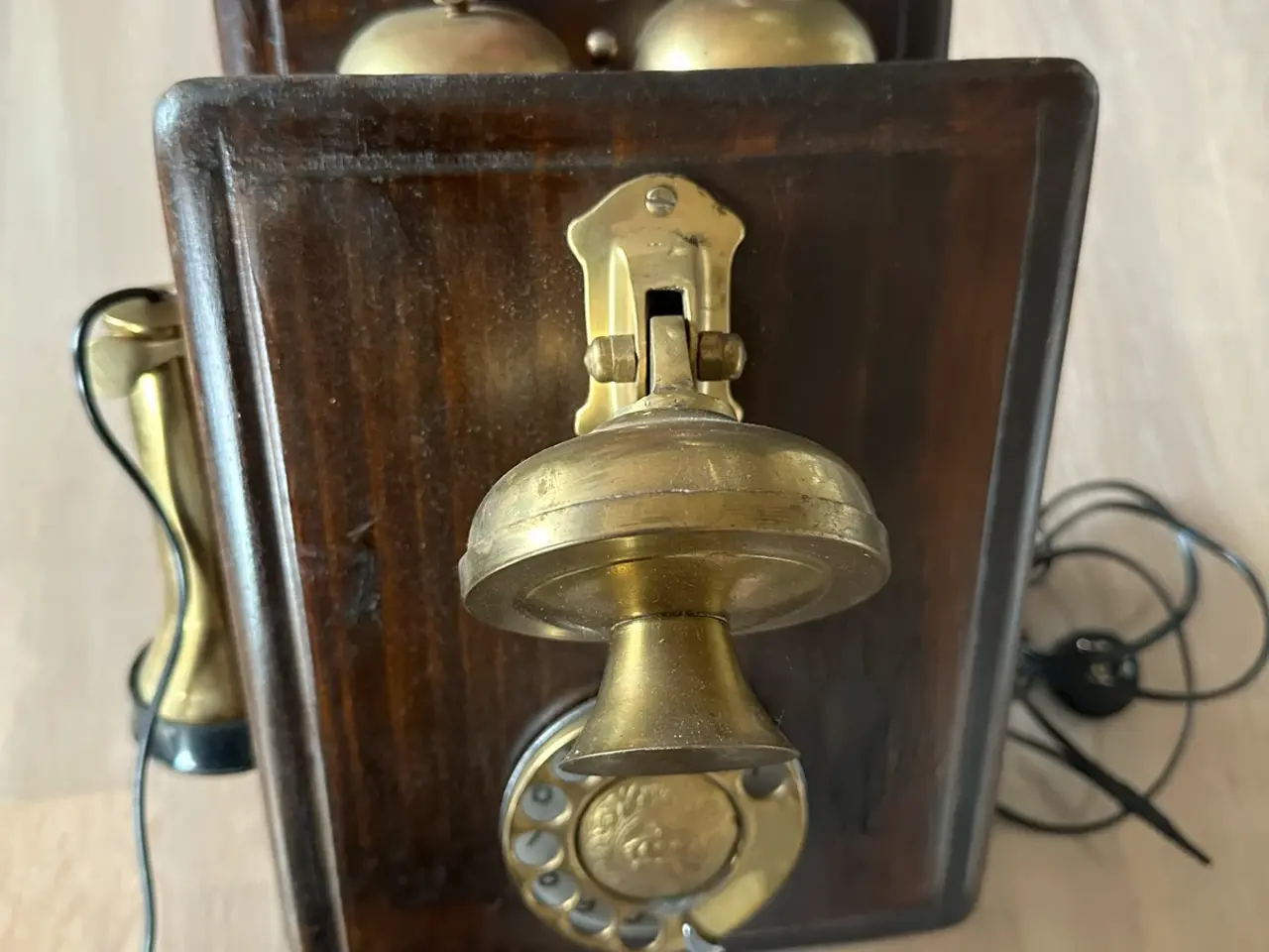 Billede 2 - Gammel Vægtelefon fra ca. 1920-1930