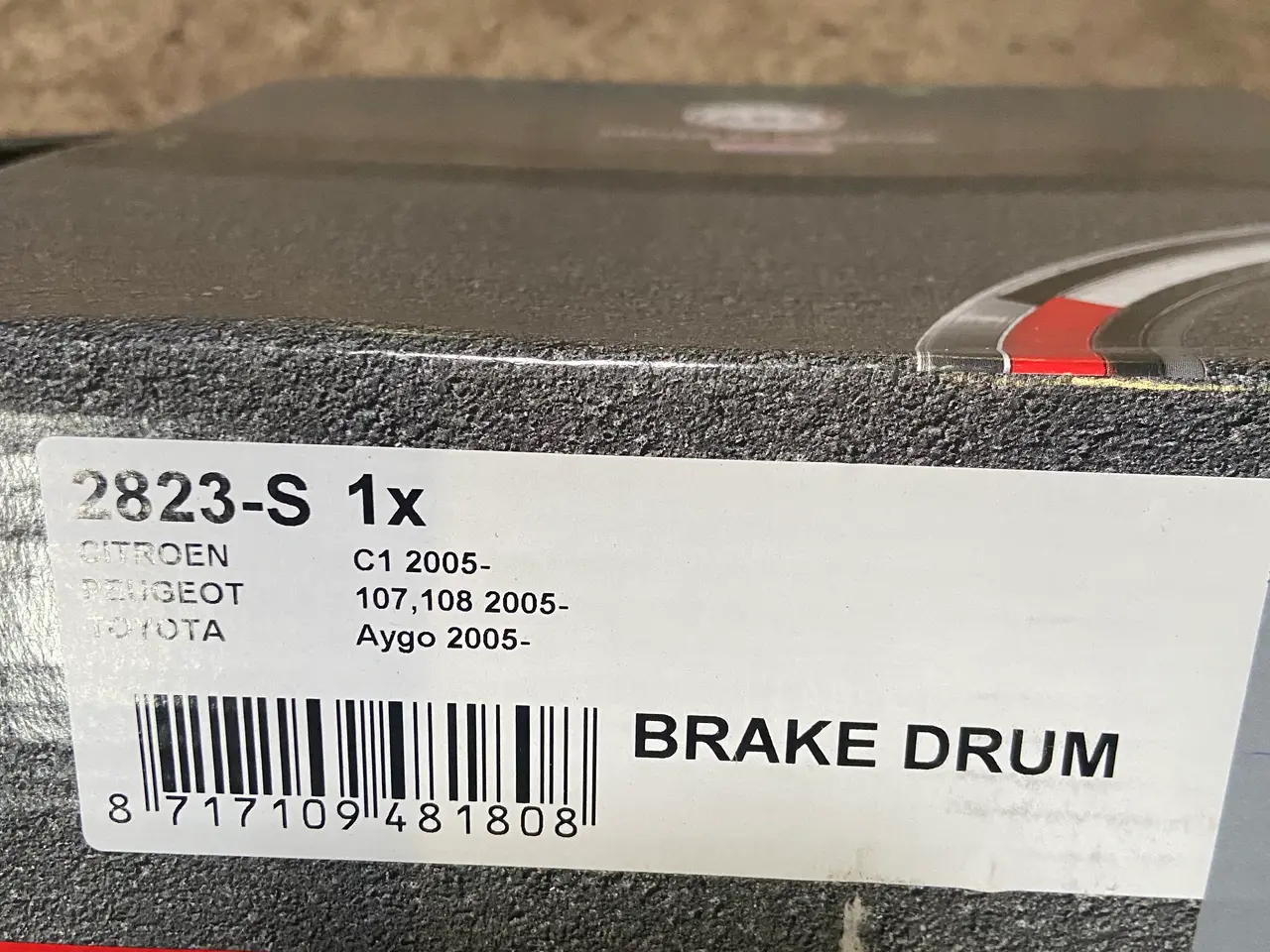 Billede 2 - Bremsetromler/bakker til Citroen C1/Aygo/107