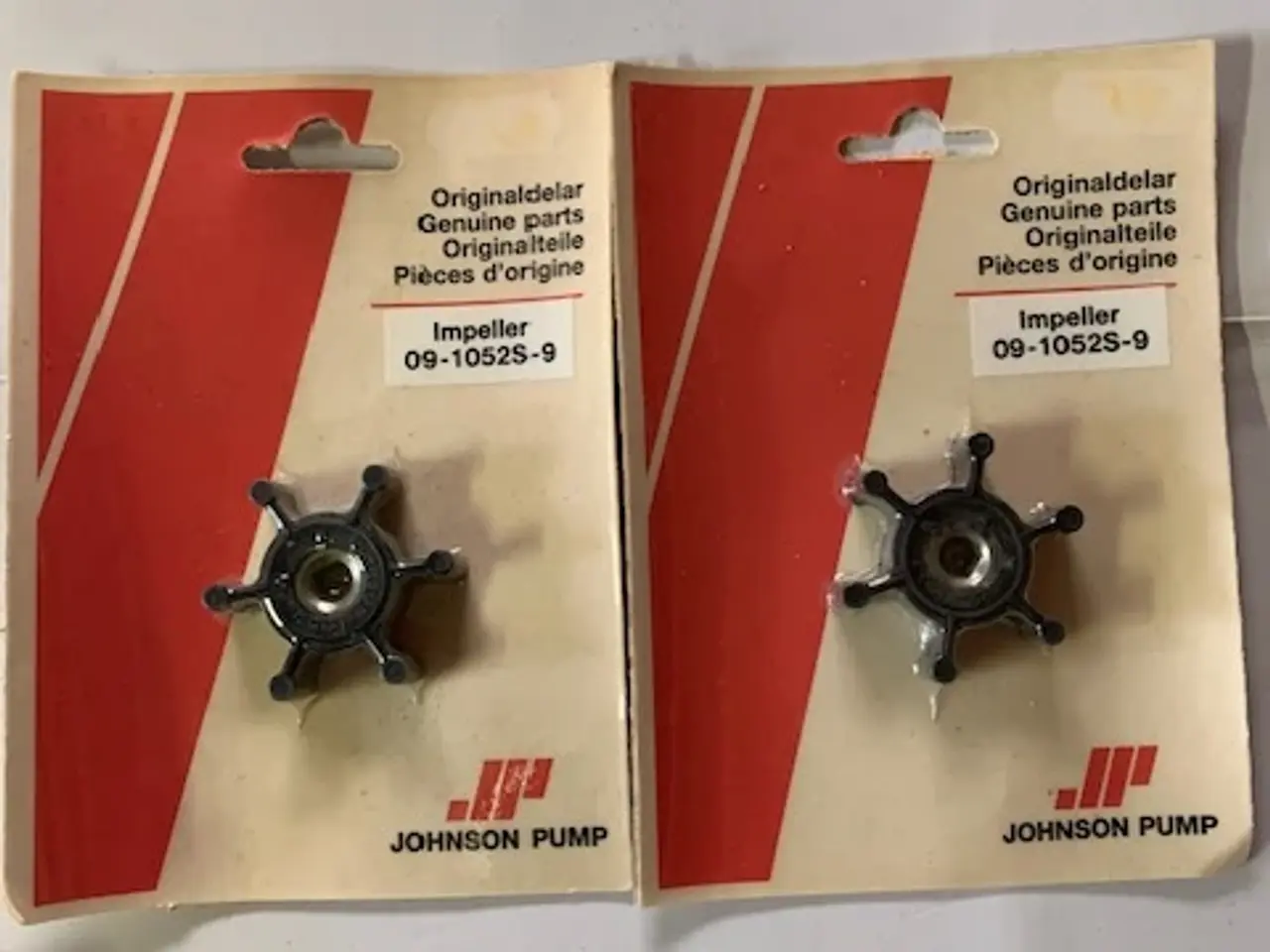 Billede 1 - 2 stk Johnson Impeller 09-1052S-9 Ø45,2 mm