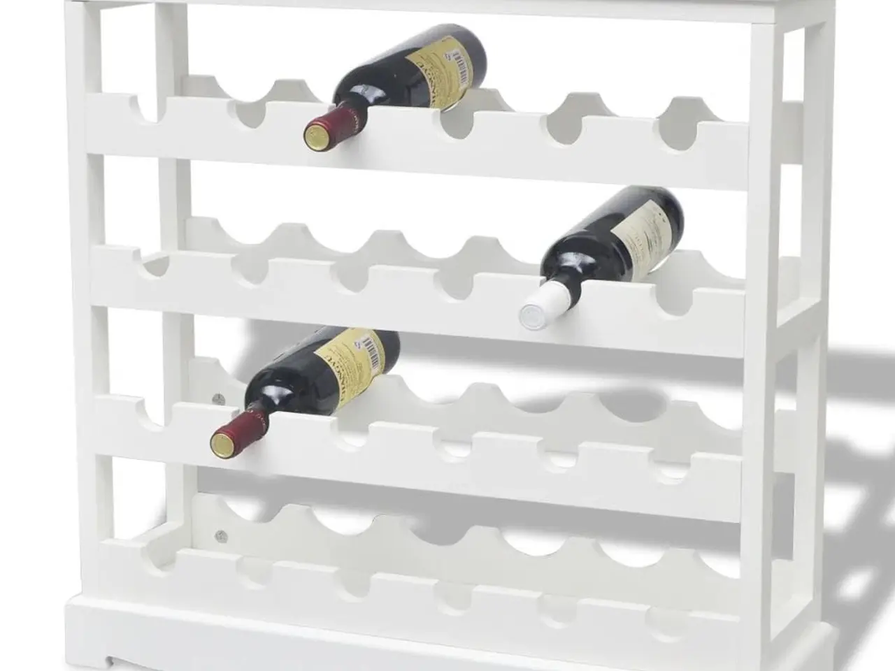 Billede 3 - Vinskab Abreau - hvid vinreol til 24 flasker