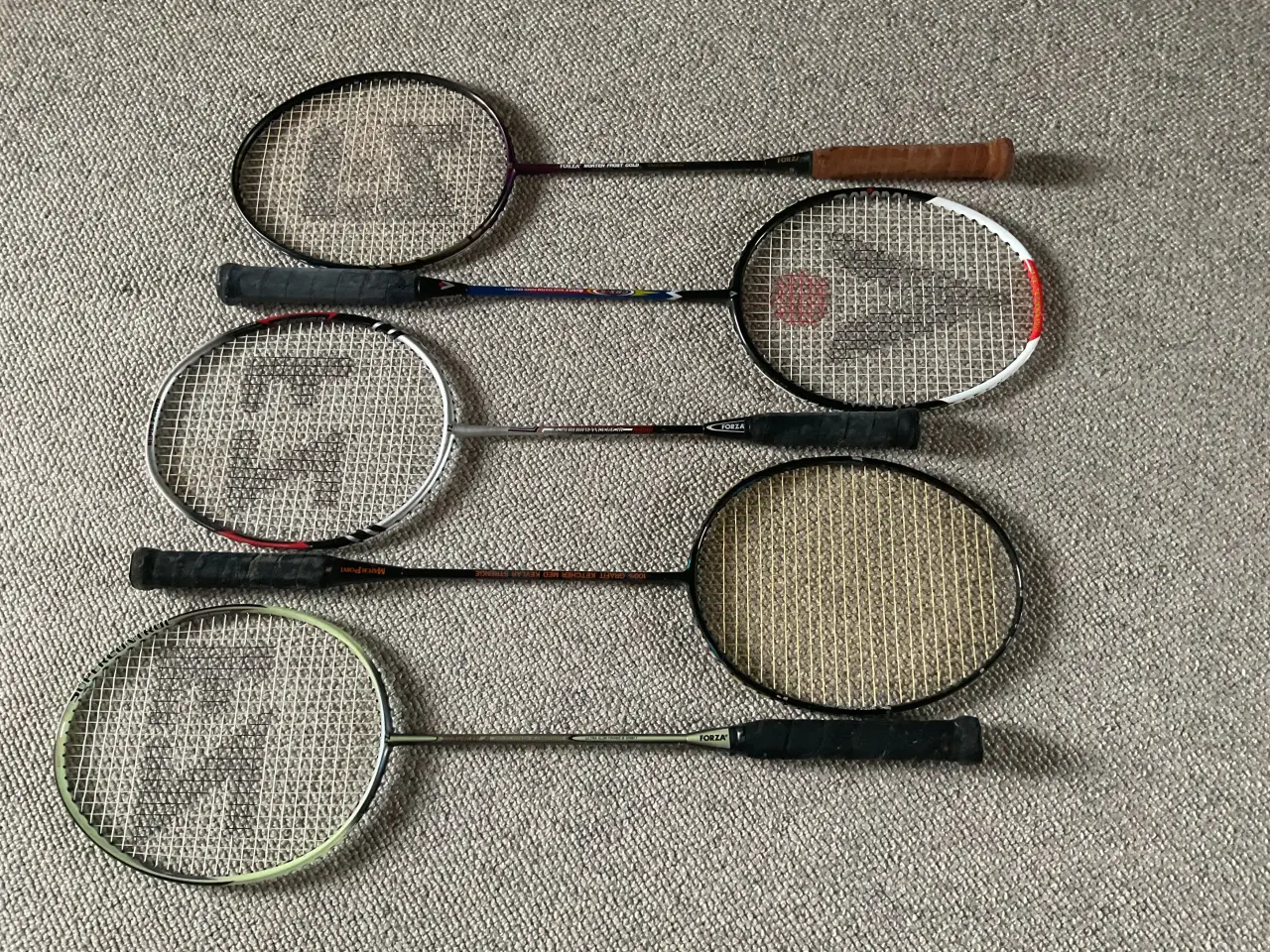 Billede 2 - Badminton ketsjere. 5 stk.