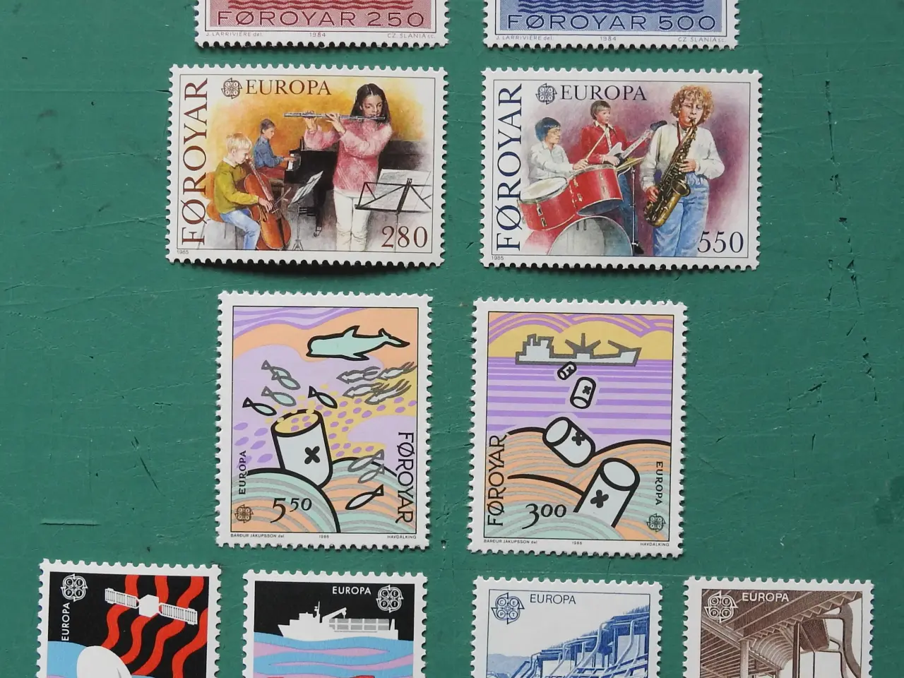 Billede 2 - FÆRØERNE - Europafrimærker 1979 - 1988