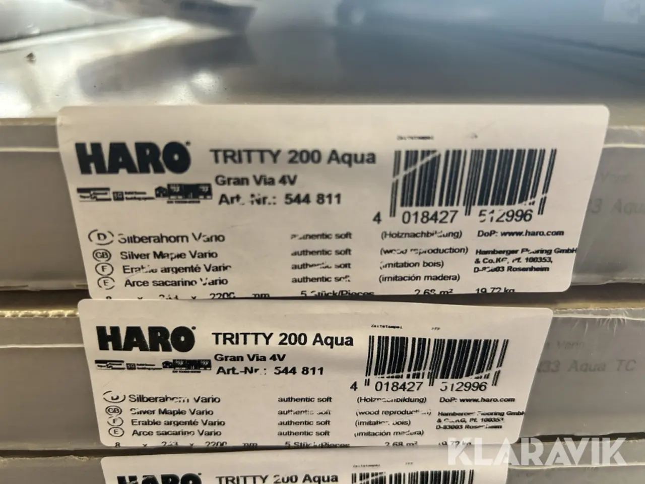 Billede 6 - Laminatgulv Haro Silver Maple Vario 96m2