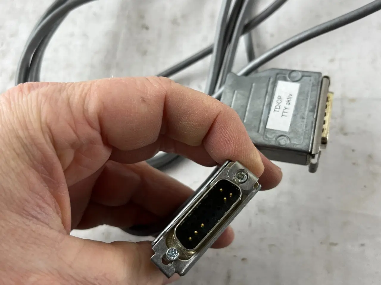 Billede 6 - Siemens TTY kabel TDI OP TTY aktiv INC 1/02 PLC