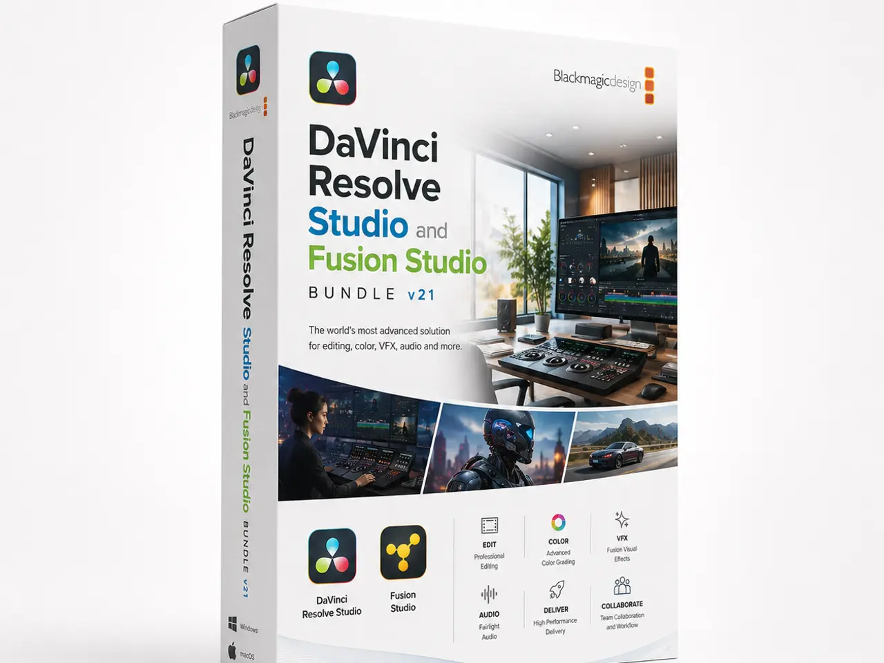 Billede 1 - Blackmagic Resolve Studio & Fusion Studio v21