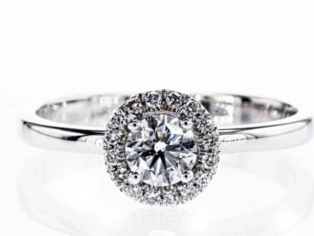 Billede 1 - Naturlig Diamantring 0.62ct