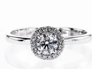 Naturlig Diamantring 0.62ct
