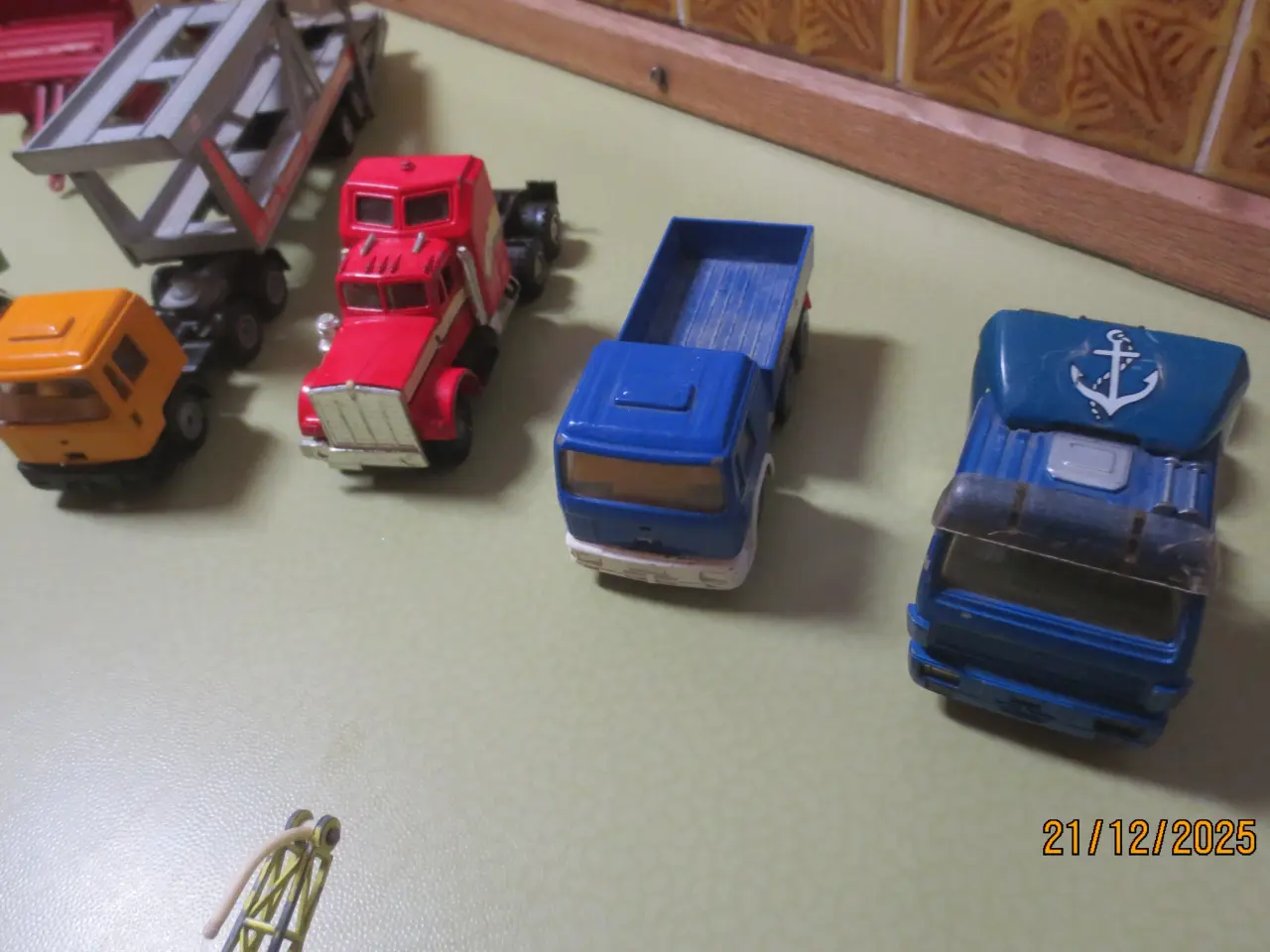 Billede 6 - Modeltraktor Og Model lastbiler i SIKU /ERTL 