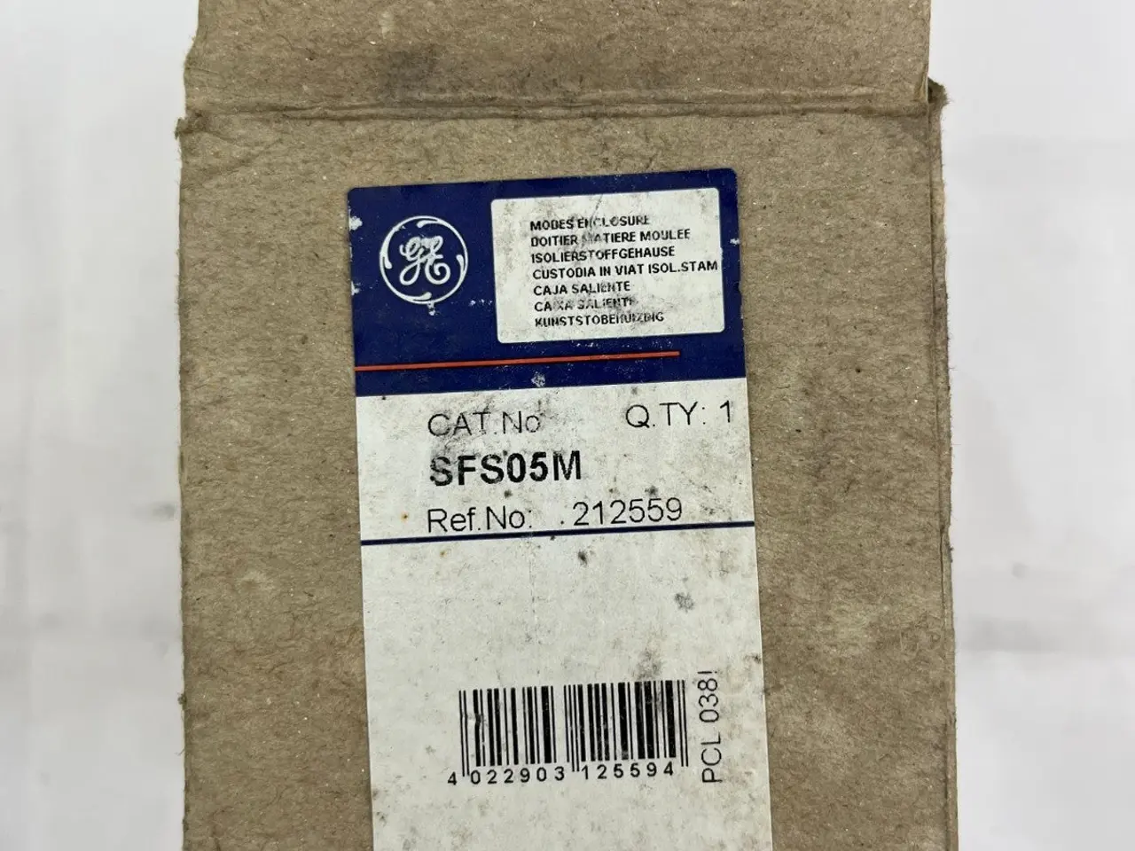 Billede 3 - GE SFS05M sikringsholder – 5A Open Box, Cat#