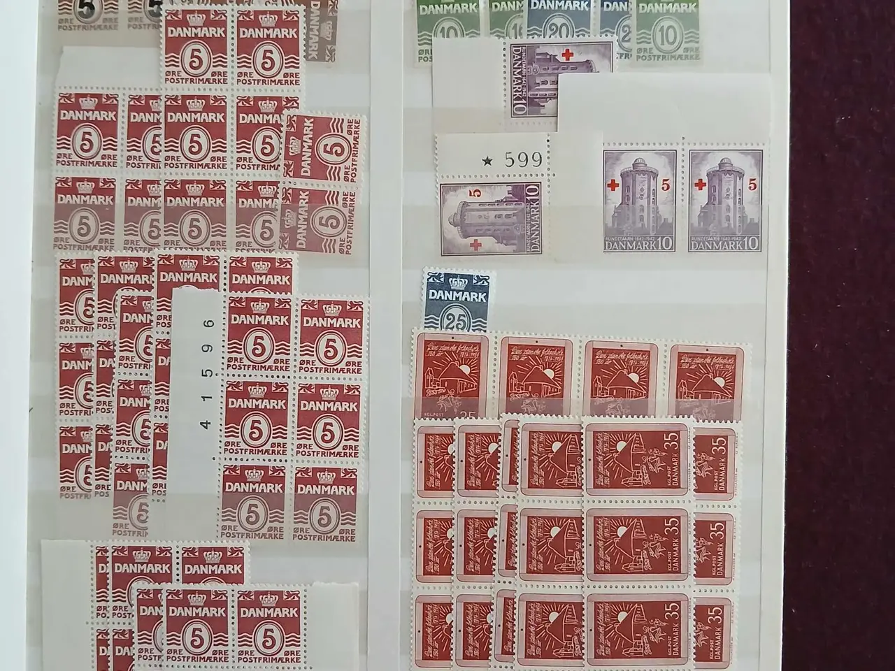 Billede 6 - Danmark (502) Postfriske** frimærker til spotpris