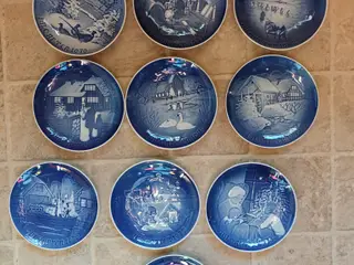 B&G juleplatter 1970-1979