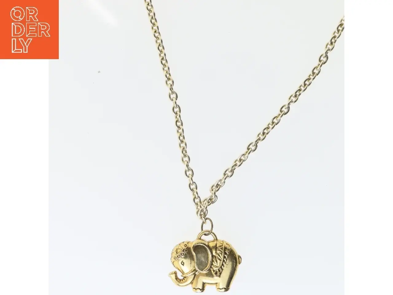 Billede 1 - Ny Elefant halskæde med vedhæng (str. 52 cm)