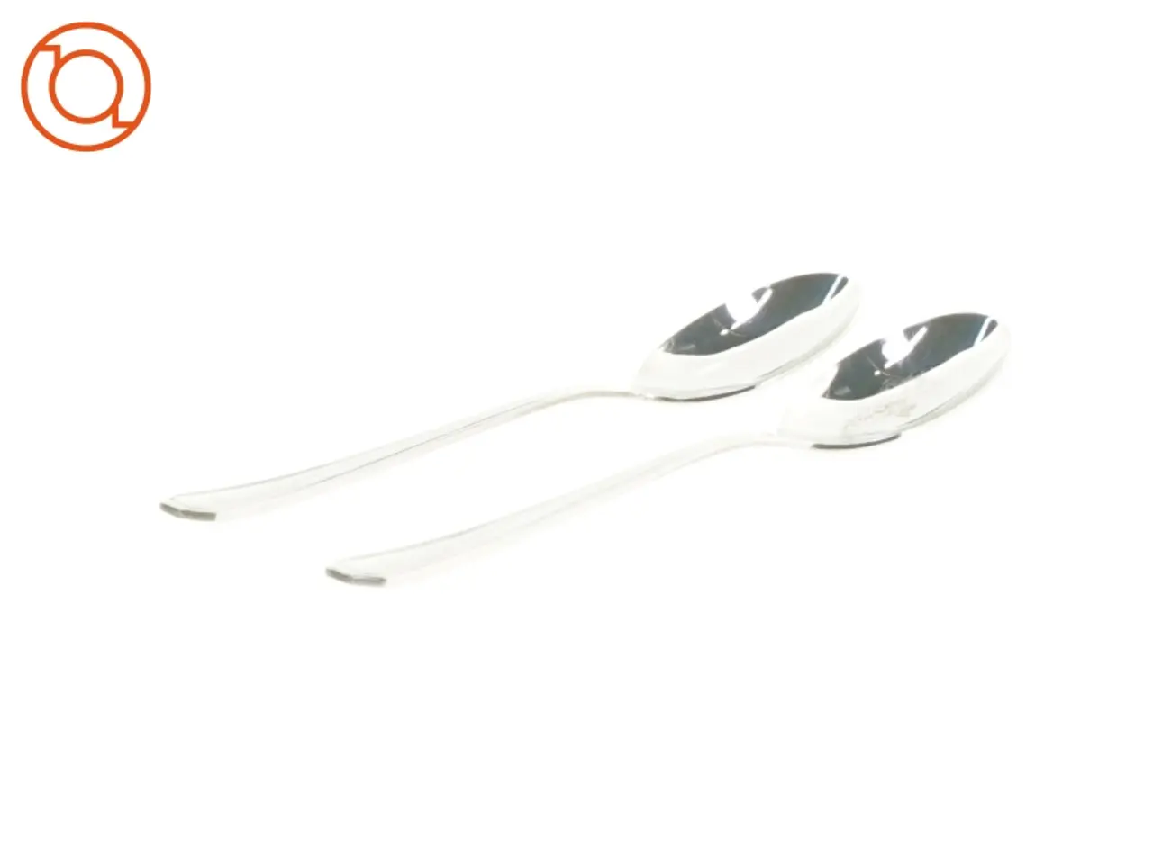 Billede 2 - Sølvfarvede skeer (str. 12 cm)