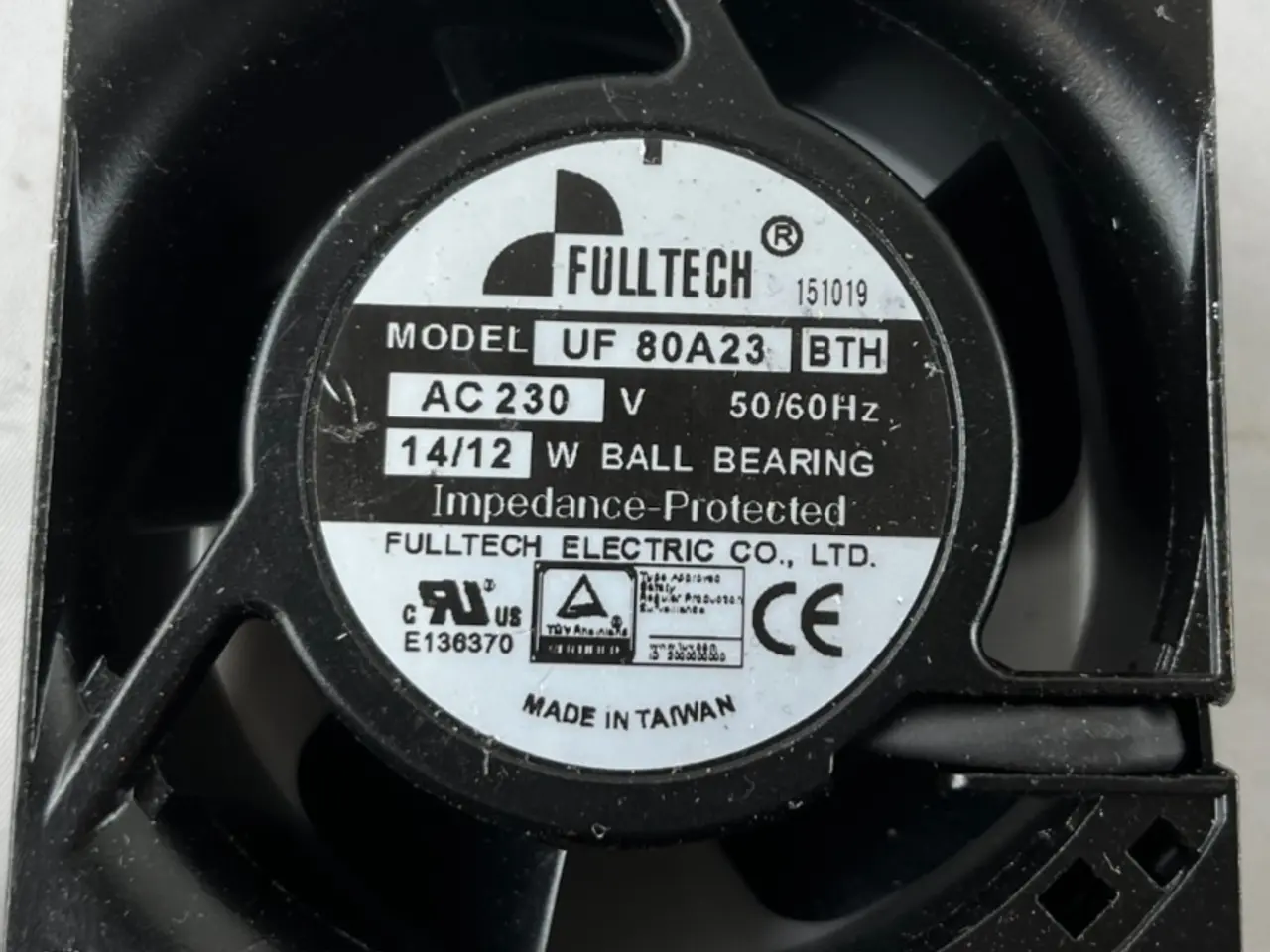 Billede 1 - Fulltech UF 80A23 BTH 230VAC Axial Cooling 80mm