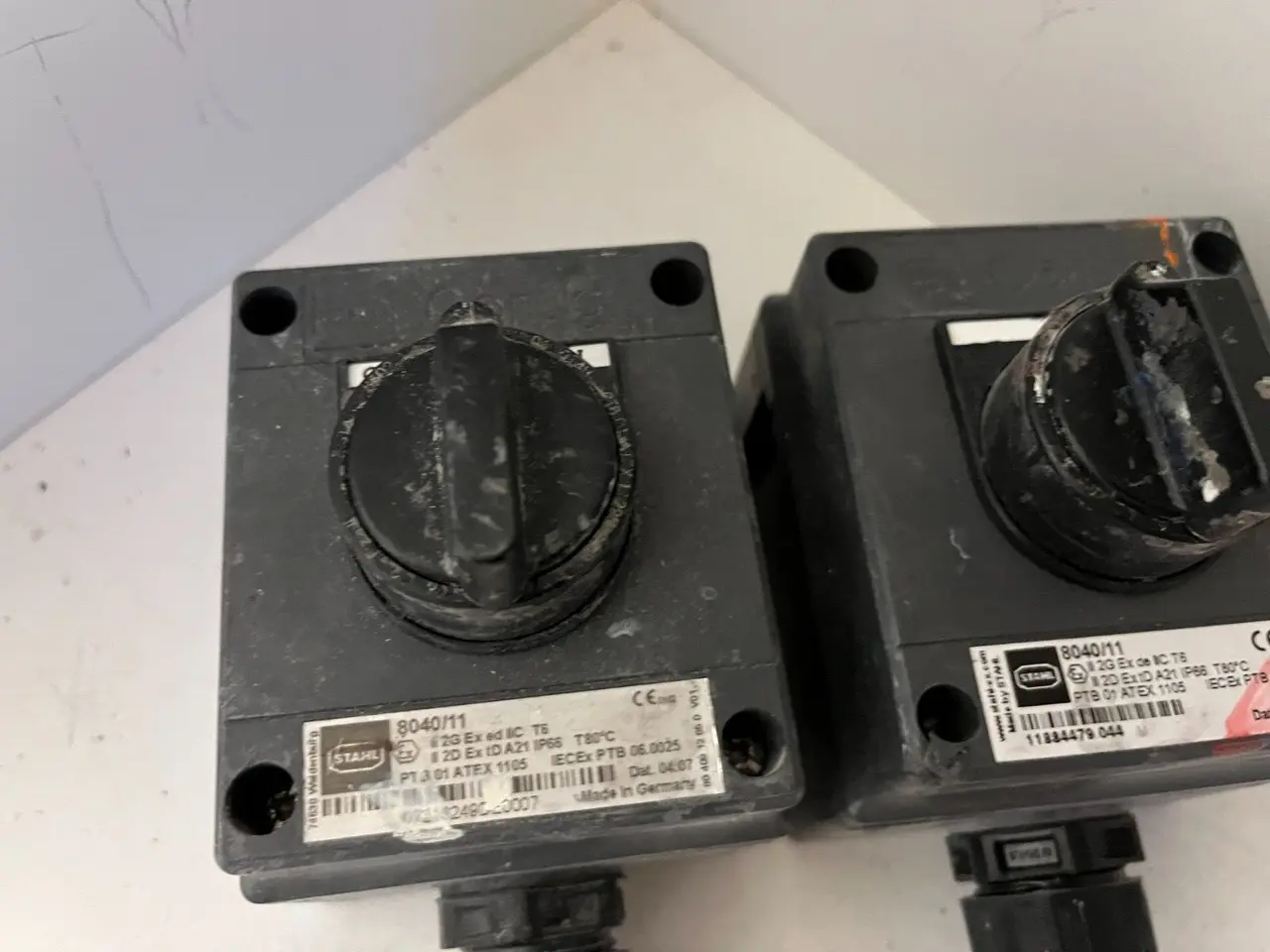 Billede 4 - 2x R. STAHL 8040/11 Explosion-Proof Rotary - 500V