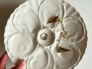 Østerstallerken, porcelæn